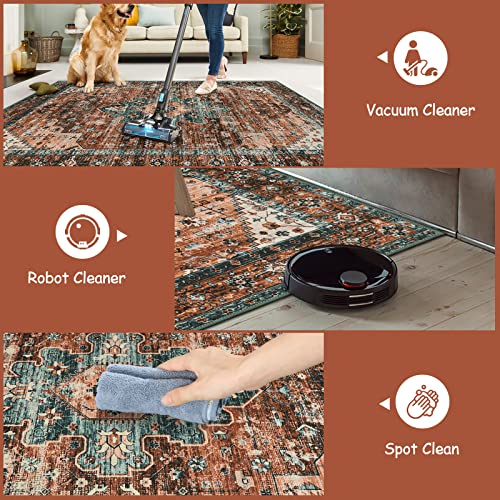 Ultra Thin Vintage Area Rug