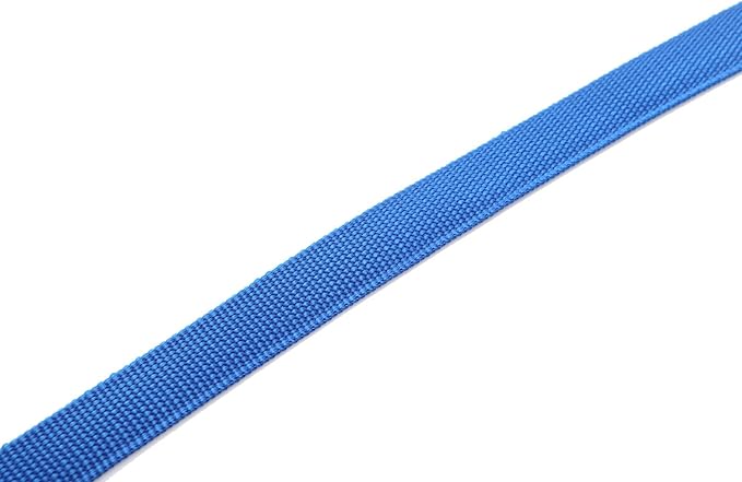 Adjustable Nylon Dog Collar, pet Collar 1 Inch 3/4 Inch 5/8 Inch Wide, for Large Medium Small Dogs(3/4 Inch, Blue
