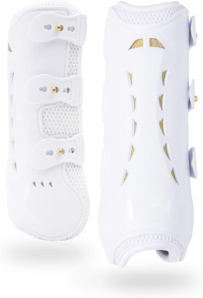 Kavallerie Classic Tendon Boots, Impact-Absorbing Material, Breathable & Evenly Distribute Pressure, Protect Tendon and Ligaments, Anti-Slip, Anti- Sore and Moisture Repellant Show Jumping Boots