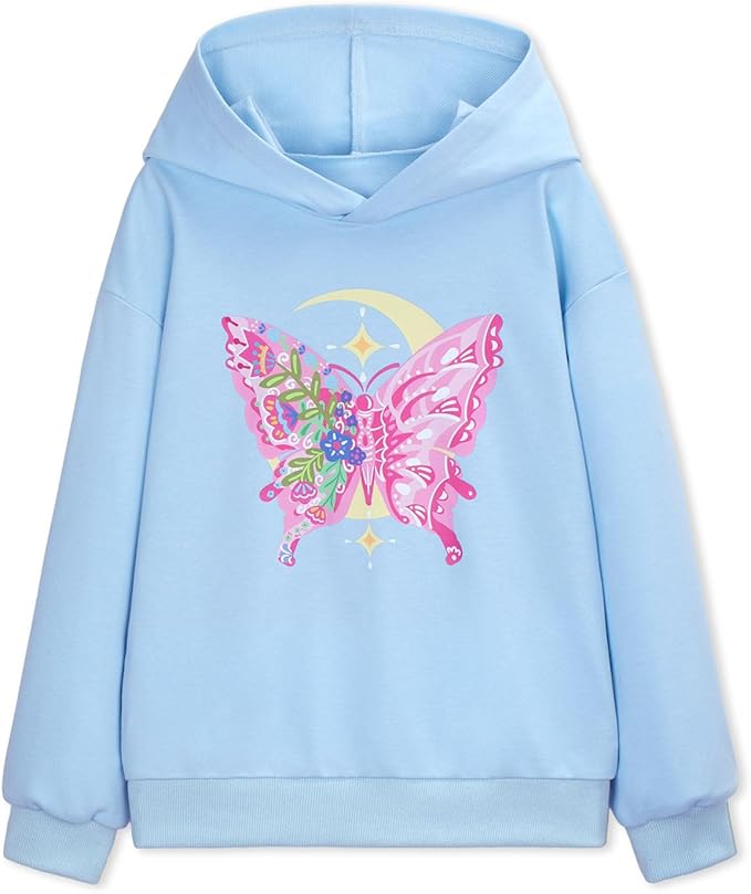 WELAKEN Sweatshirts for Girls Toddler & Kids II Little Girl's Pullover Tops Sweaters & Hoodies