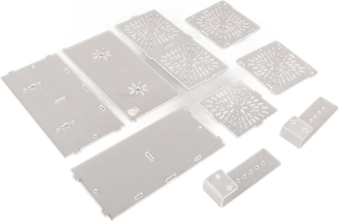 Estink Acrylic Transparent Fish Breeding Isolation Box Aquarium Hatchery Incubator Holder, with Hook and Sucker Design (20CM*10CM*10CM)