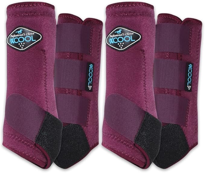 Professional's Choice 2XCOOL Sports Medicine Horse Boots | Protective & Breathable Design for Ultimate Comfort, Durability & Cooling in Active Horses | 2 Pack