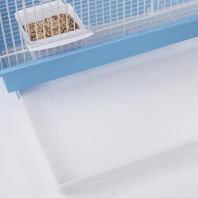 Renaissance Rhapsody Triple Roof Bird Cage with Elegant Multi-Tiered Design, Durable Construction, Spacious Interior Green