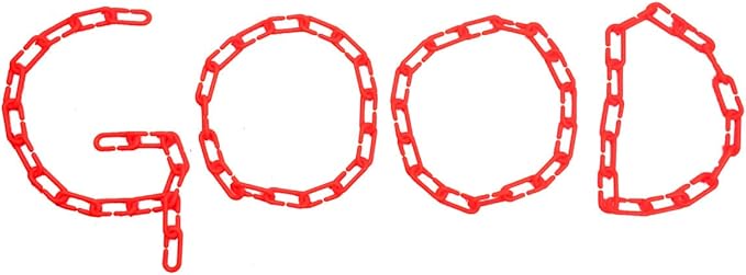 200-Piece Red Plastic Chain Links & Toys - Interlocking C-Clip Bird Cage Accessories for Parakeets, Sugar Gliders, Small Pets (Climbing/Swinging Toys)