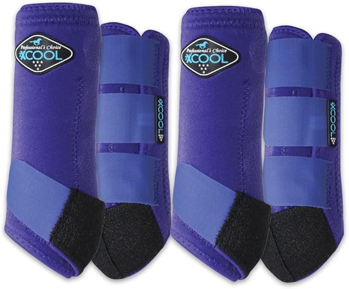 Professional's Choice 2XCOOL Sports Medicine Horse Boots | Protective & Breathable Design for Ultimate Comfort, Durability & Cooling in Active Horses | 2 Pack
