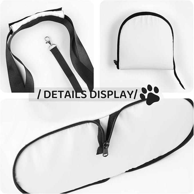 Custom Dog Carrier Purses Personalized Crossbody Puppy Carrying Bag Add Your Pet Photo Name Text Soft-Sided Sling Cat Pouch for Outdoor Hiking Traveling Subway Shopping (Style2)