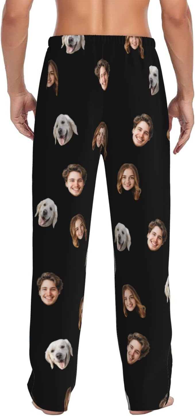 Personalized Pajama Pants For Men Women Custom Pajama Pants With Face Custom Face Pajamas Funny Customized Gifts