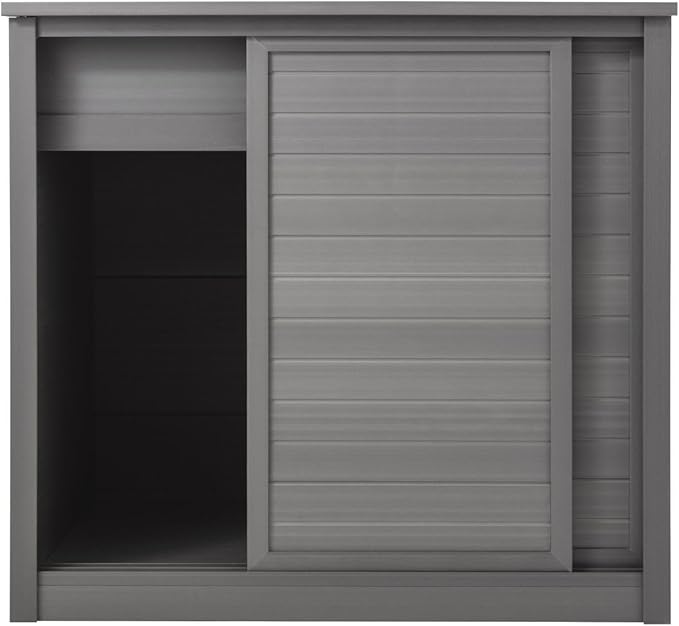 New Age Pet ECOFLEX Small Reptile Enclosure with Matching Cabinet Stand Set in Grey