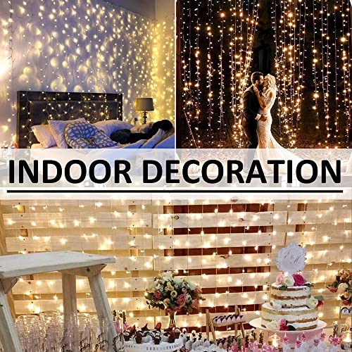 LED Curtain Lights Outdoor 12ft x10ft