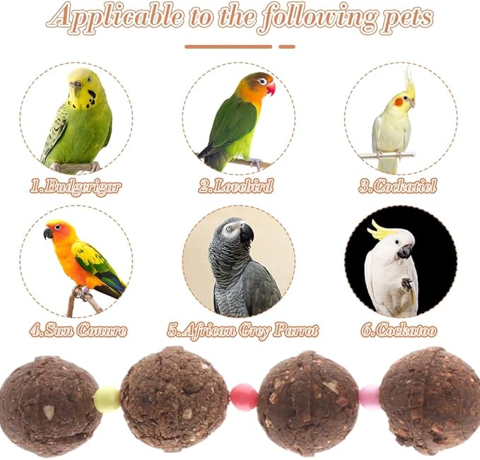DQITJ 1 Pack Bird Chew Toy Natural Red Clay Cuttlebone for Small Bird Parrot Cockatiel Budgie Conure Finch Lovebird