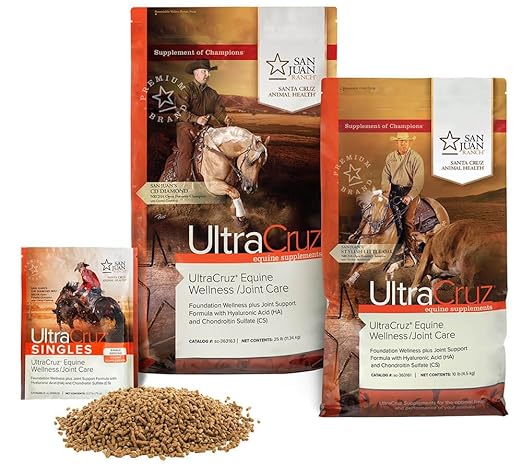 UltraCruz sc-363161 Equine Wellness/Joint Supplement for Horses 10 lb, Pellet (28 Day Supply)