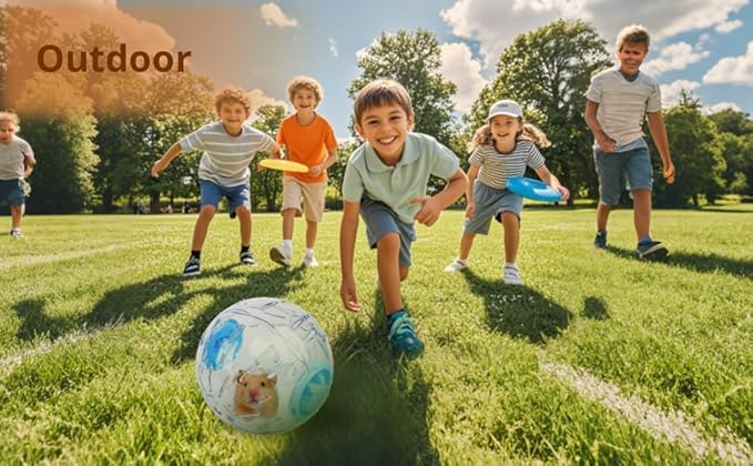 5.9" Hamster Wheel,Exercise Ball & Wheel - Silent Running Toy with Anti-Skid,Transparent Hamster Ball,Breathable Design & Rope for Easy Carry,for Little/Dwarf Mouse (Blue, 5.9)