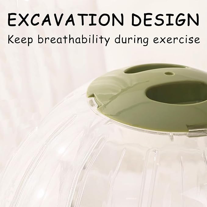 Large Hamster Wheel Sport Running Ball Hamster Toys for Hamsters Guinea Pig Mice Ferret Small Pet 7.3” x 7.3” x 7.3”