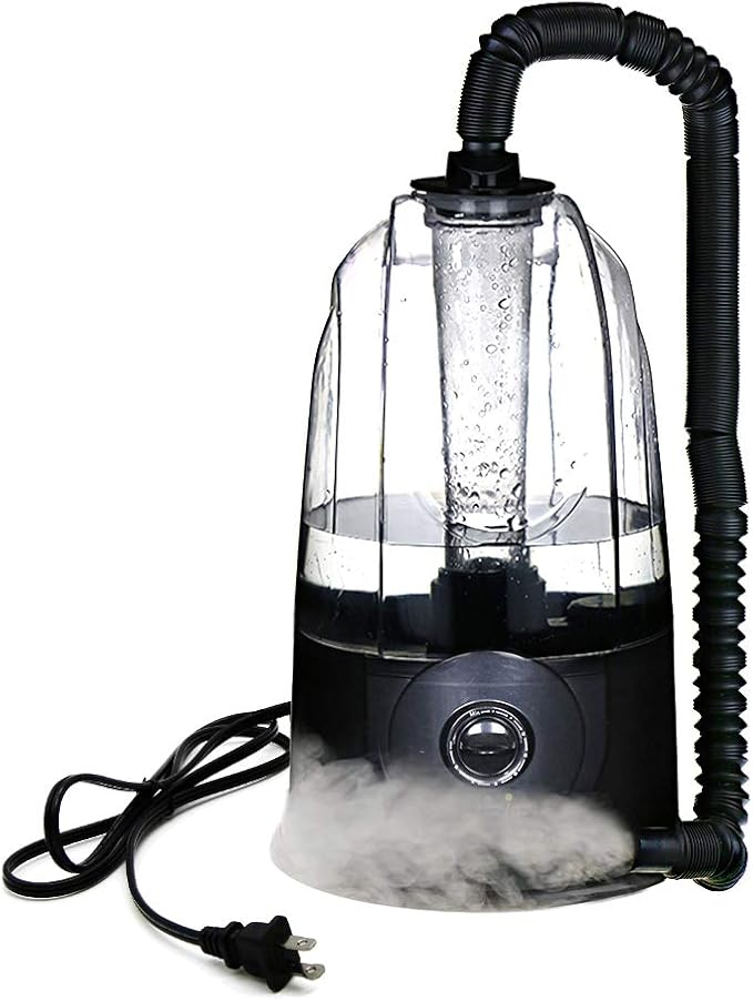 Reptile Fogger Terrariums Humidifier Fog Machine Mister 3.8L Large Size Adjustable Mist Control Settings for Paludarium/Vivarium/Reptiles/Amphibians/Herps
