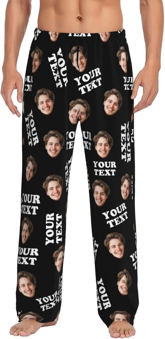 Personalized Pajama Pants For Men Women Custom Pajama Pants With Face Custom Face Pajamas Funny Customized Gifts