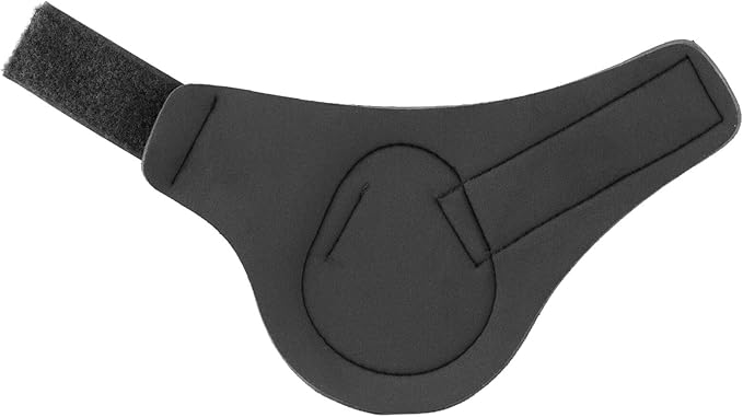 HORZE Protective Lightweight Adjustable Horse Fetlock Boots (Sold in Pairs) - Black - Shetland