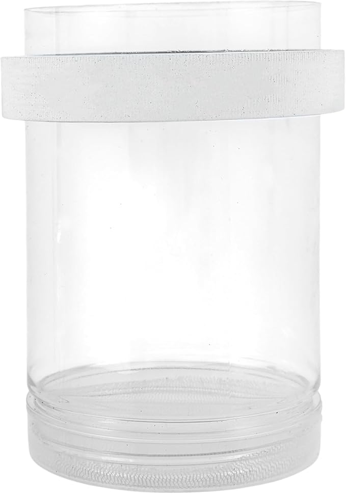 Suspensions Breeder Box, Floating Mesh Isolation Fish Tank Separator Set, Ideal for Aquatic Pets, Large, White, 1 Set