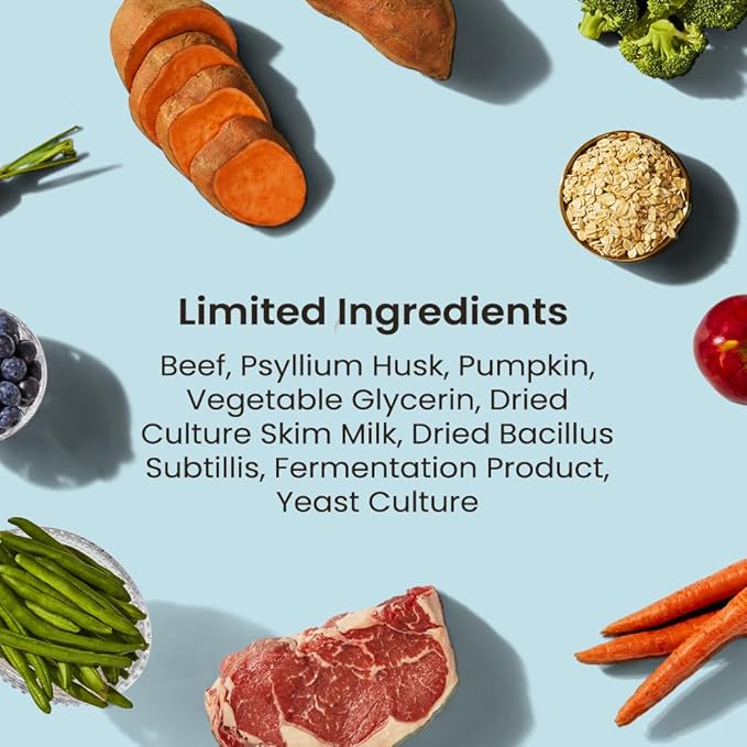 The Pets Table Beef Limited Ingredient Diet Air-Dried Healthy Dog Treats, 5-Ounce Bag