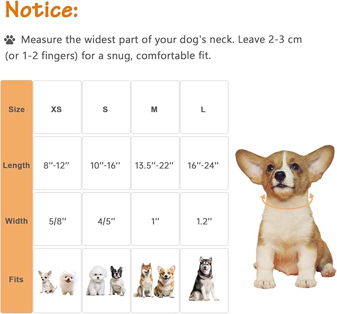 Fall Dog Collar – Halloween & Thanksgiving Dog Collars for Extra Small Dogs – Soft & Comfortable Autumn Puppy Collar with Quick Release Buckle, Extra Small Dog Collars for Girl Boy Dogs-XS