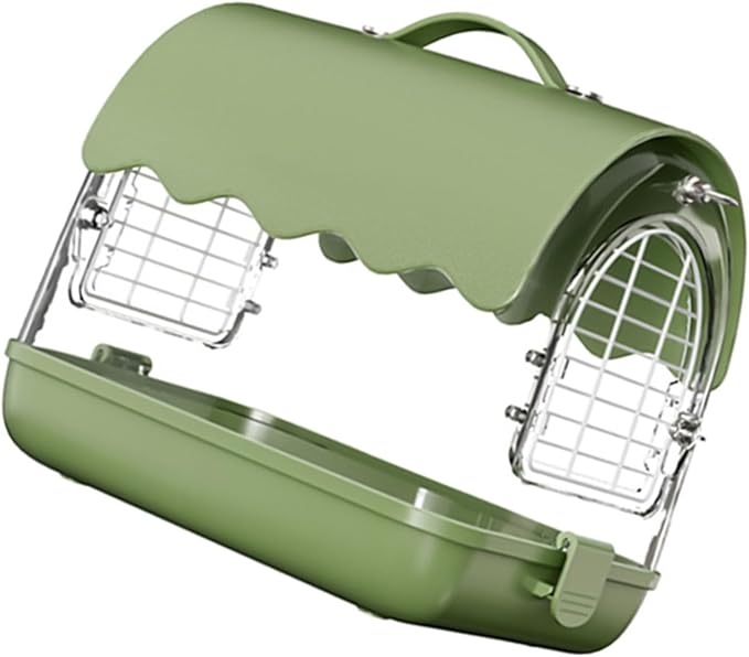 Standing Flight Parakeets Cage Set Large Bird Carriers Panoramic View Bird Cage for Outdoor Use