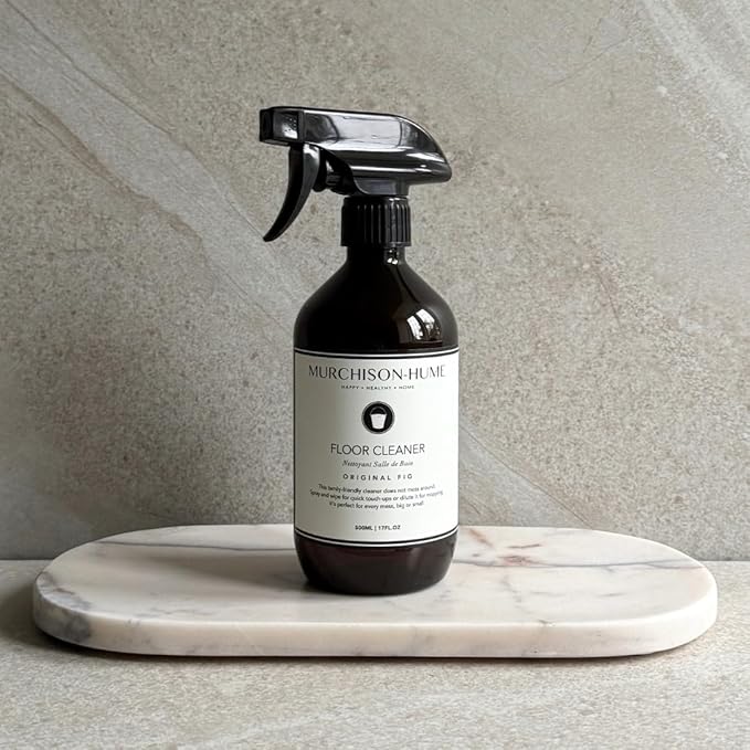 Murchison-Hume Natural Floor Cleaner Spray – Pet-Friendly, Non-Toxic, Plant-Based Formula for Hardwood, Tile & Laminate – Streak-Free Shine, Australian White Grapefruit – 17oz Bottle (2 Pack)