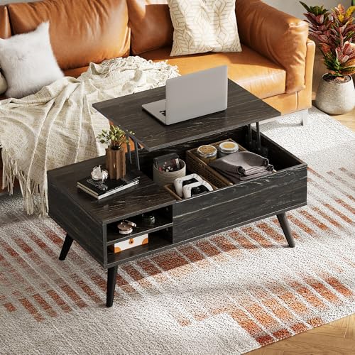 Lift Top Coffee Table with Hidden Storage
