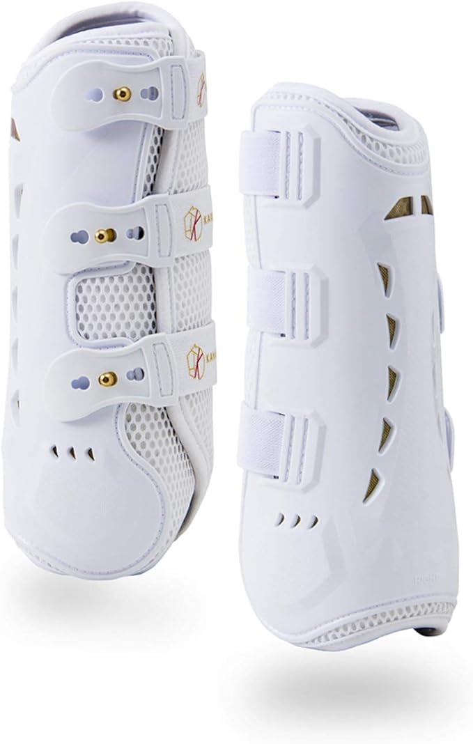 Kavallerie Classic Tendon Boots, Impact-Absorbing Material, Breathable & Evenly Distribute Pressure, Protect Tendon and Ligaments, Anti-Slip, Anti- Sore and Moisture Repellant Show Jumping Boots