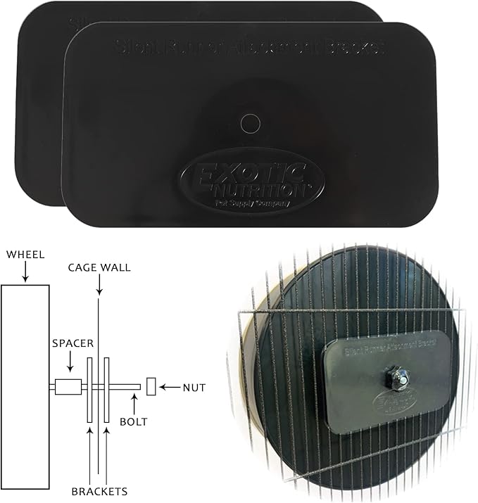 Cage Attachment for Silent Runner Exercise Wheels (Large)