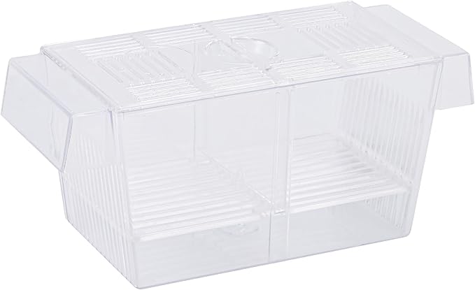 Aquarium Fish Breeder Box, Breeder Box with 2 Suction Cups, Breeder Box for Fish Tank, Large