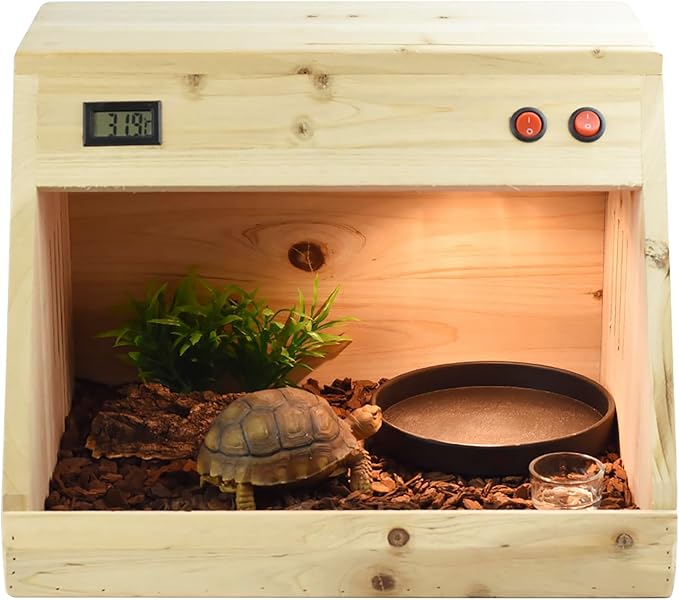 OMEM Reptile Food Bowl Water Dish,Feeding Dish, Birds Bowl (M, Black)