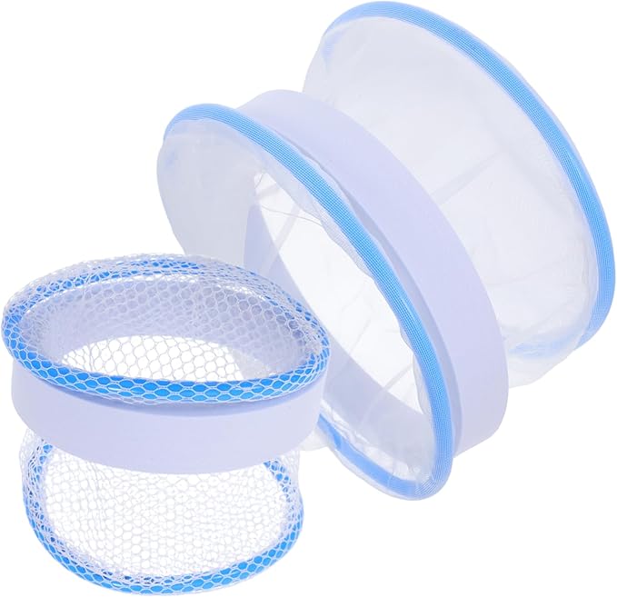 SUPVOX 2pcs Nylon Mesh Isolation Tank for Guppy Fry Transparent Hatching Net for Aquarium Use for Fish Breeding and Easy Monitoring