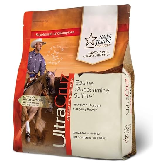 UltraCruz - sc-364852 Equine Horse Glucosamine Sulfate Joint Supplement, 4 lb, Powder (212 Day Supply)
