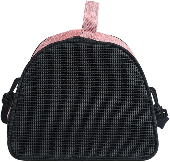 Ibluelover Hamster Carrier Bag Breathable Small Animals Travel Handbag Adjustable Outdoor Carrying Pouch for Guinea Pig Bunny Hedgehogs Bird
