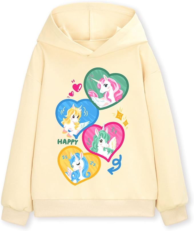 WELAKEN Sweatshirts for Girls Toddler & Kids II Little Girl's Pullover Tops Sweaters & Hoodies