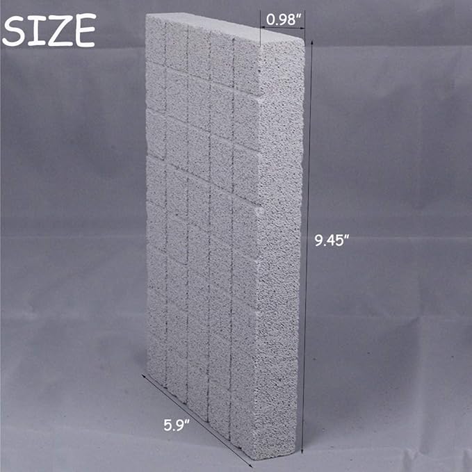Hamiledyi Rabbit Scratch Foot Pads Bunny Grinding Claw Pad 1 PCS Natural Small Animal Hamster Lava Stone for Teeth Grinding Rabbit Scratching pad Chew Toy for Guinea Pig Rat Gerbil Chinchilla Hedgehog