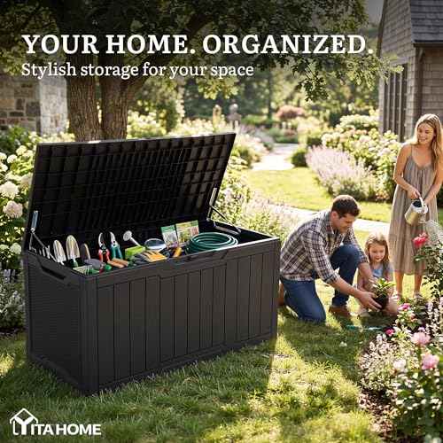 100 Gallon Large Outdoor Deck Box