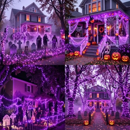 25FT Purple Halloween String Lights (50 Count)