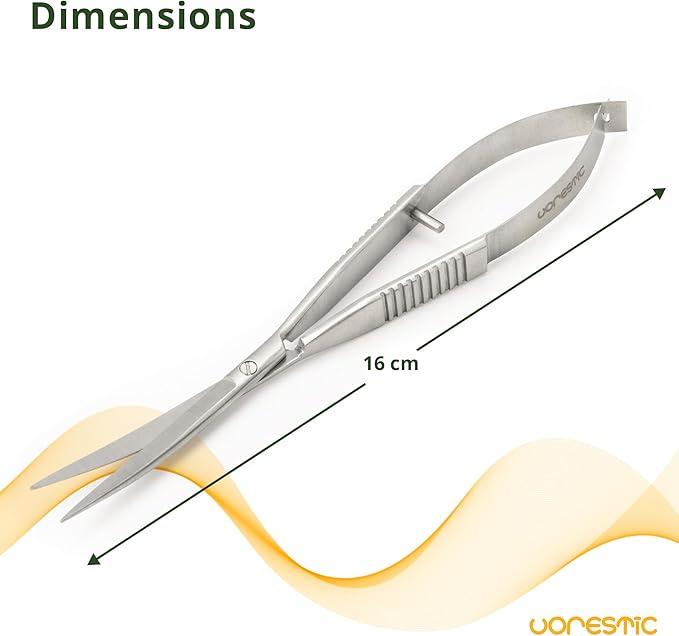 VORESTIC Aquascaping Scissors - 6.3 Inch, Terrarium & Aquarium Scissors for Plants