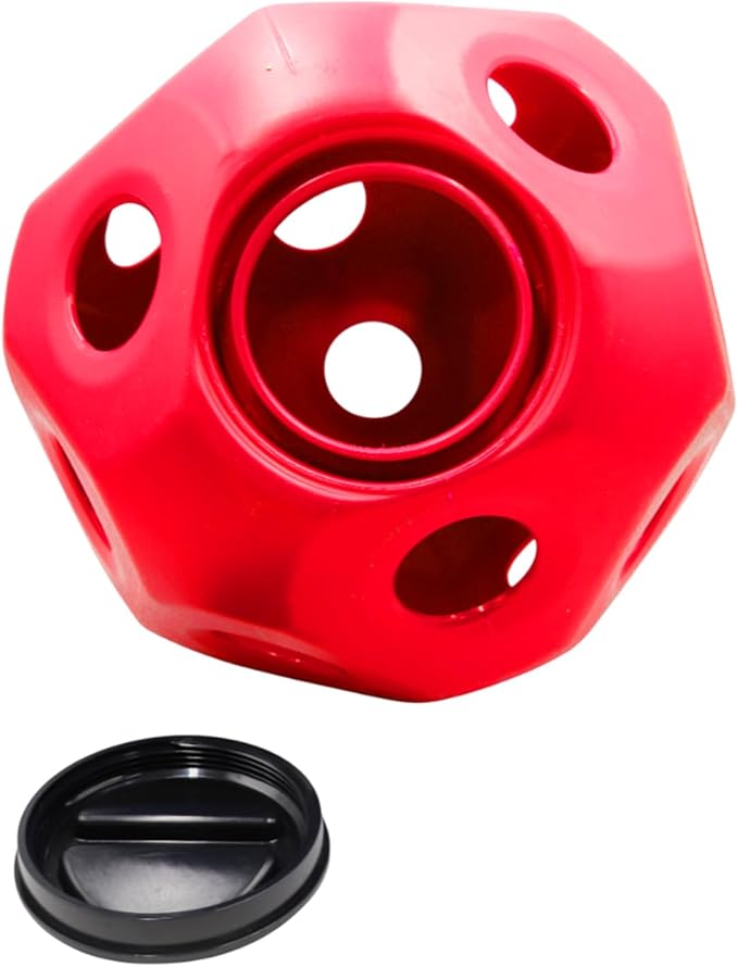 Hay Feeder, Horse Treat Ball, Hay Feeder for Horses, Horse Ball, Hay Ball Feeder for Horses, Horse Feeders for Stalls, Red