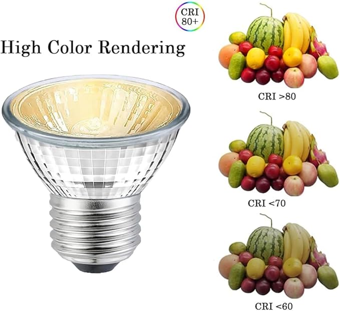 4 Packs 50W Bulb UVB UVA Reptile Light Bulb for Reptiles and Amphibians Use for Turtle, Bearded Dragon, Lizard Cages Heat Lamp Replacement Bulb,Works with Various Lamp Fixtures.