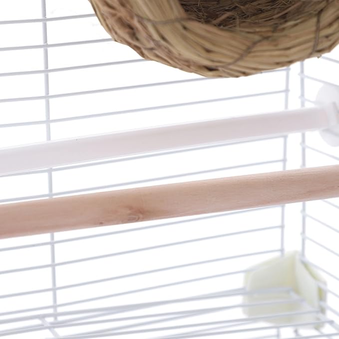 Bird Cage with Stand Small Flight Cage for Parrot Lovebirds Finches Parakeet Cockatiels Budgies