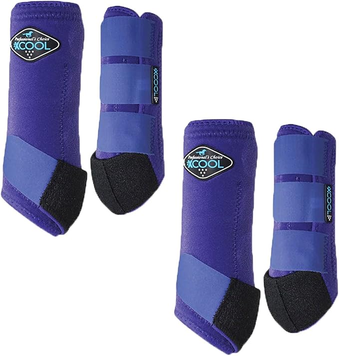 Professional's Choice 2XCOOL Sports Medicine Horse Boots | Protective & Breathable Design for Ultimate Comfort, Durability & Cooling in Active Horses | 2 Pack