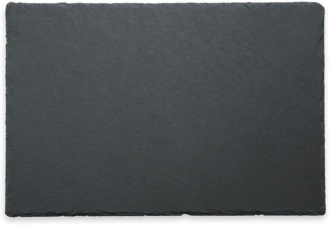 Slate Rocks for Turtle Basking Platform 15.1 x 9.5 inch, Natural Rock Reptile Food Bowl Tortoise Feeding Dish Habitat Décor