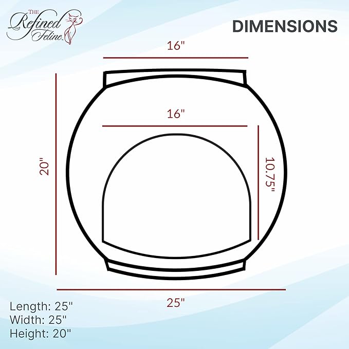The Refined Canine Igloo Indoor Dog Bed & Cat Bed in Smoke, Multipurpose Pet Bed with Table Top, Claw-Proof Faux Rattan is Easy to Clean, Includes Washable & Replaceable Covered Cushion