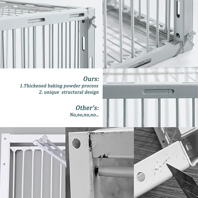 Pigeon Trap with Escape-Proof Design,Birds Trap with One-Way Entry,Chicken and Bird Traps Cage for Pigeon,Portable & Easy Assembly,Unharmful Made of High-Strength Iron with Anti-Rust Paint