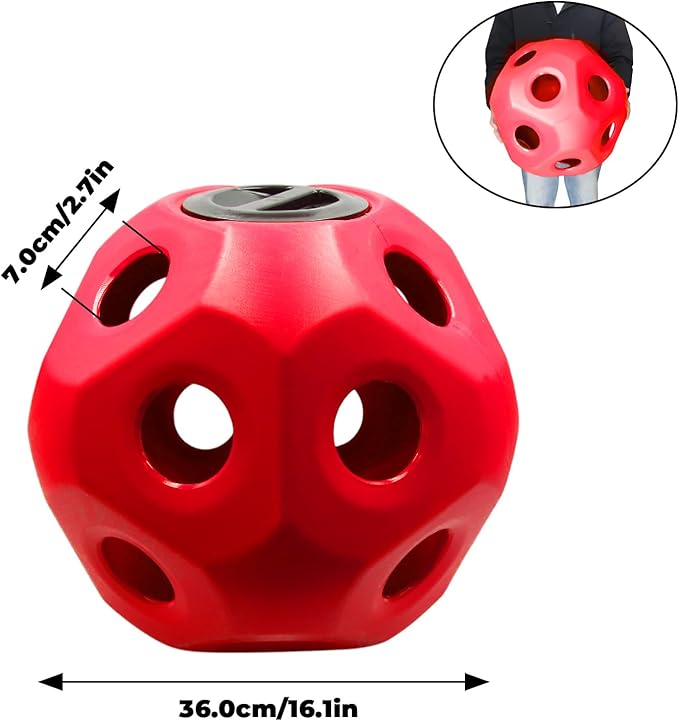 Hay Feeder, Horse Treat Ball, Hay Feeder for Horses, Horse Ball, Hay Ball Feeder for Horses, Horse Feeders for Stalls, Red