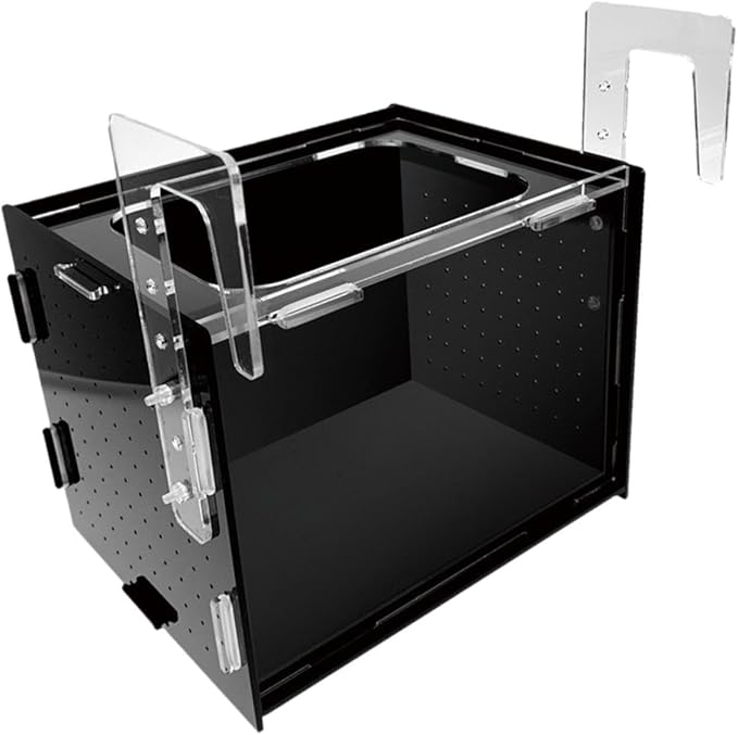 Fish Breeding Box Hatchery Sturdy Clear Acrylic Separation Incubator Isolation Box for Clownfish Betta Baby Fish Guppy, 30x20x20cm
