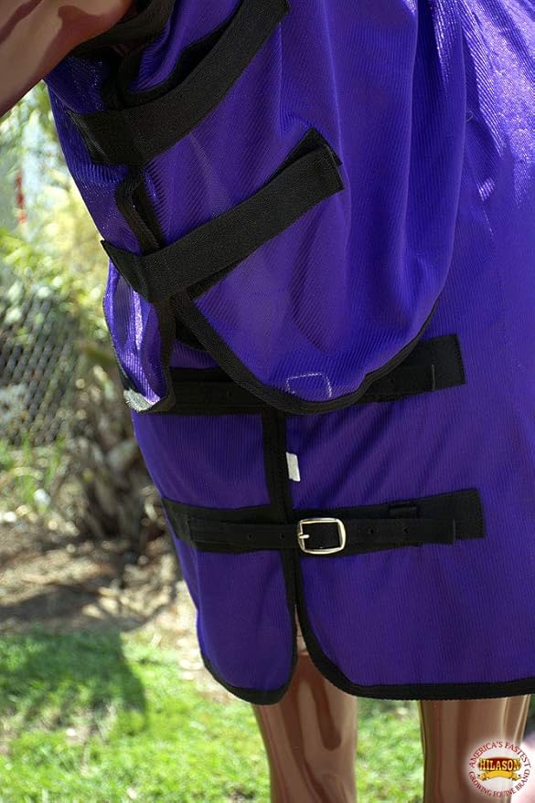HILASON Horse Fly Sheet - Summer Spring UV Protection Mesh Bug Mosquito FlySheet for Horses | Fly-Sheet