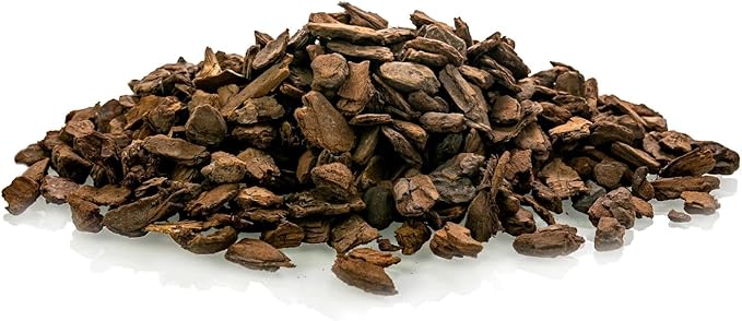 Premium Grade New Zealand Pinus Radiata Bark by Gardenera - Organic Hand Mixed New Zealand Pine Bark for Orchids - Medium Chips 9-12mm - 5 Quart