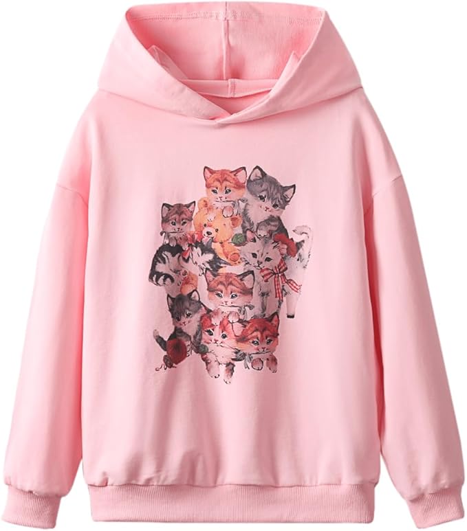 WELAKEN Sweatshirts for Girls Toddler & Kids II Little Girl's Pullover Tops Sweaters & Hoodies